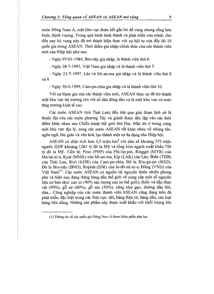 image for page Hợp tác kinh tế Việt Nam với ASEAN và ASEAN mở rộng