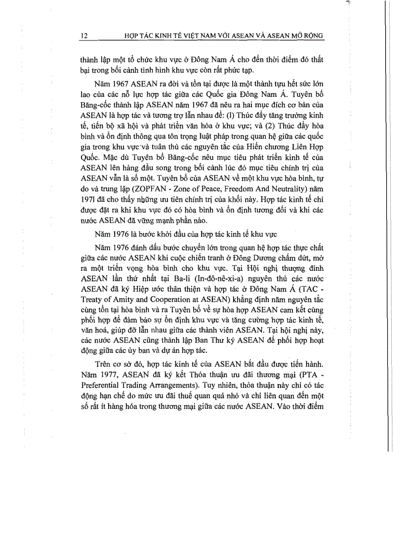 image for page Hợp tác kinh tế Việt Nam với ASEAN và ASEAN mở rộng