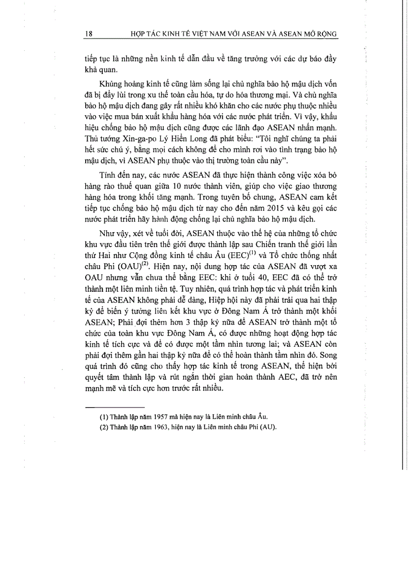 image for page Hợp tác kinh tế Việt Nam với ASEAN và ASEAN mở rộng
