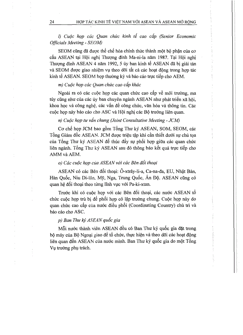 image for page Hợp tác kinh tế Việt Nam với ASEAN và ASEAN mở rộng