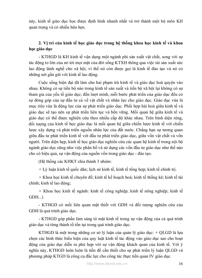 image for page Kinh tế học Giáo dục