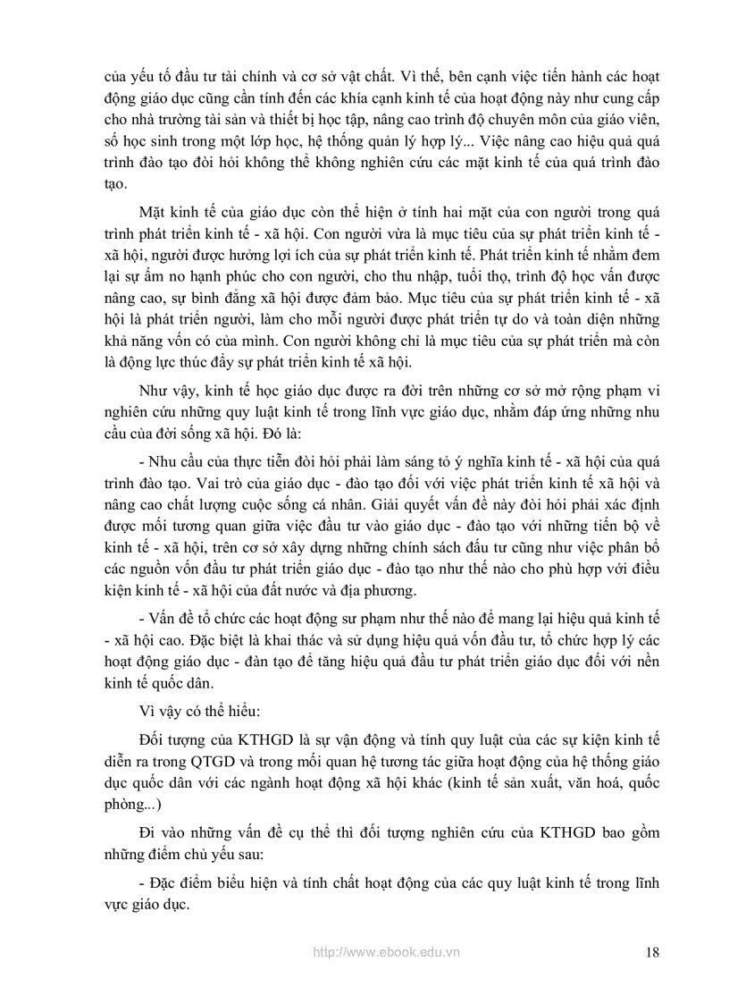 image for page Kinh tế học Giáo dục