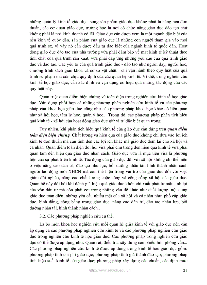 image for page Kinh tế học Giáo dục