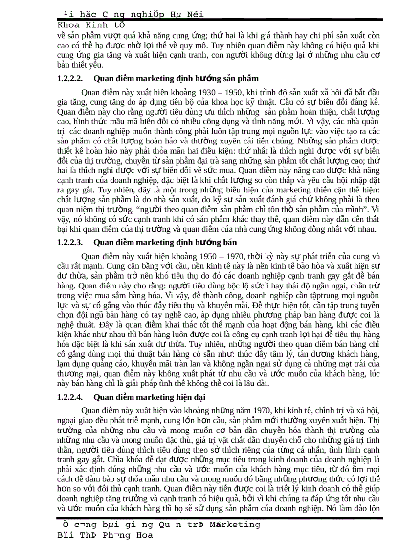 image for page Bài giảng quản trị marketing