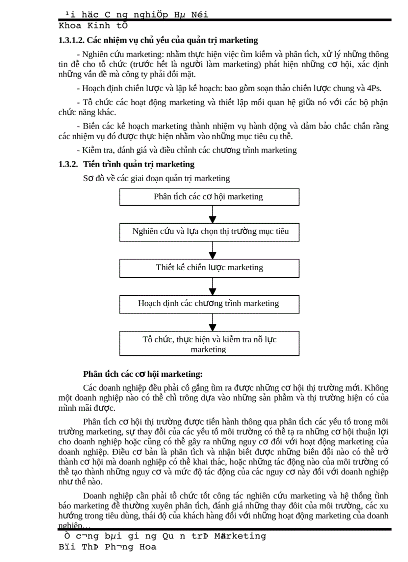 image for page Bài giảng quản trị marketing