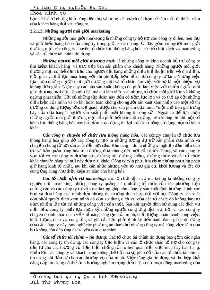 image for page Bài giảng quản trị marketing