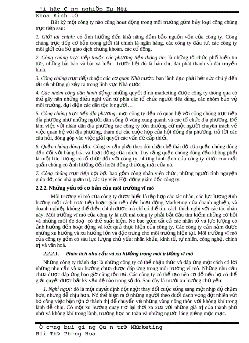 image for page Bài giảng quản trị marketing