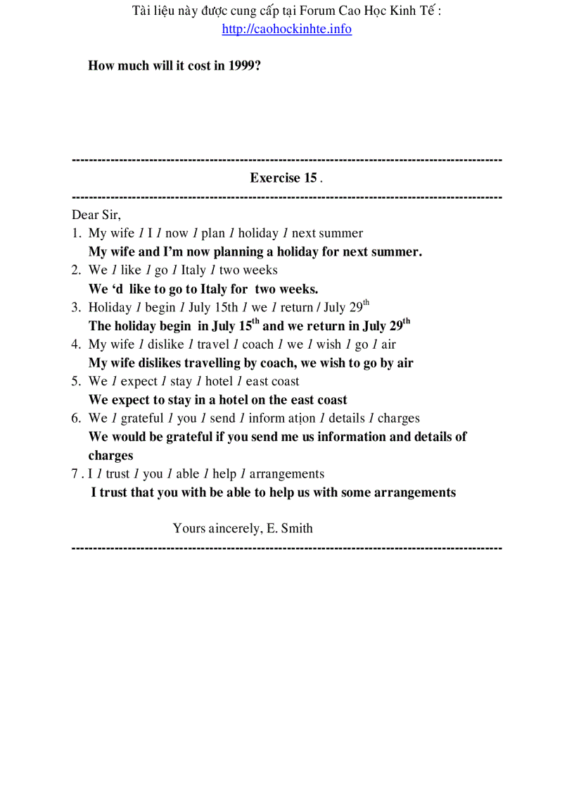 image for page Tài liêu ôn thi Anh văn vào Cao học của các trường trên toàn quốc Bài tập Đề thi