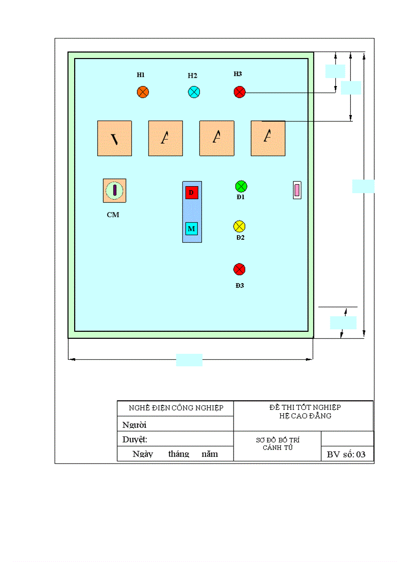 image for page Đề thi tốt nghiệp cao đẳng nghề điện công nghiệp Đề số 4
