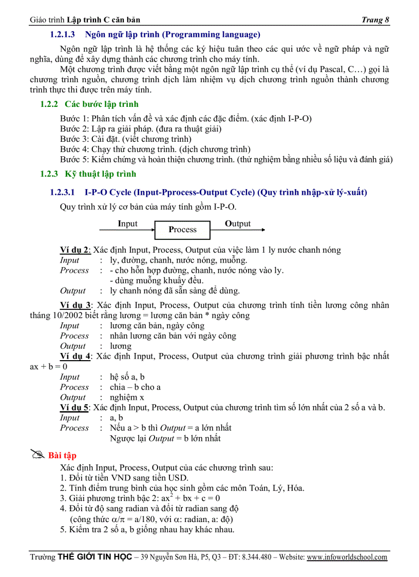 image for page Giáo trình lập trình c căn bản