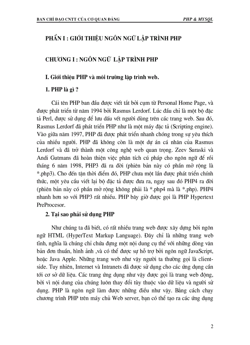 image for page Lập trình php và mysql