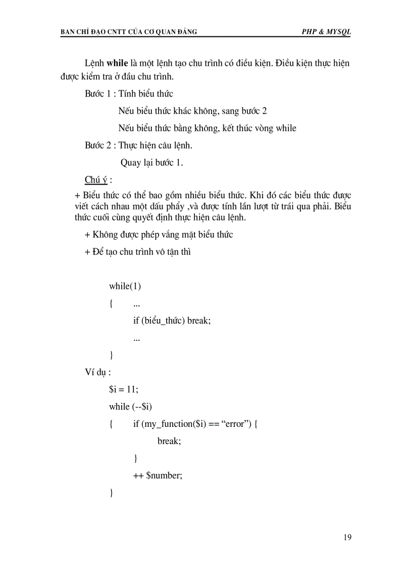 image for page Lập trình php và mysql