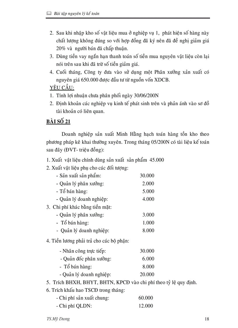 image for page Bài tập nguyên lý kế toán