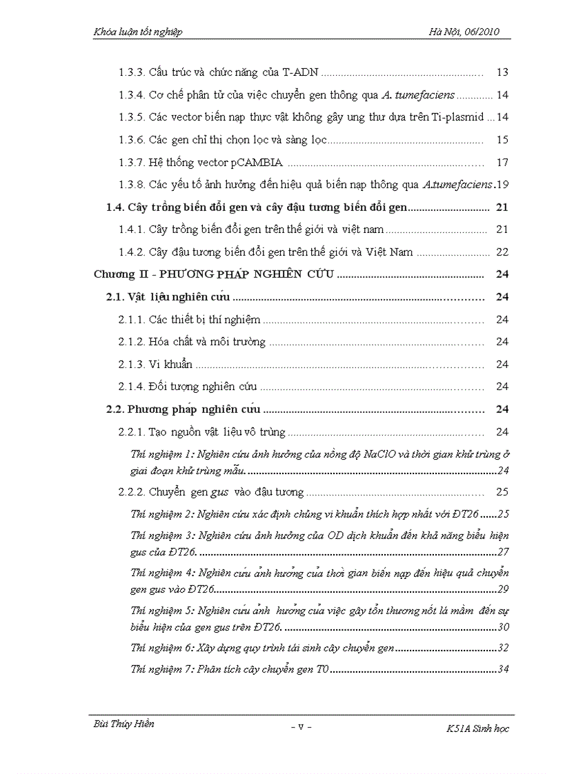 image for page Xây dựng quy trình chuyển gen gus vào giống đậu tương ĐT26 thông qua vi khuẩn Agrobacterium tumefaciens và quy trình tái sinh cây