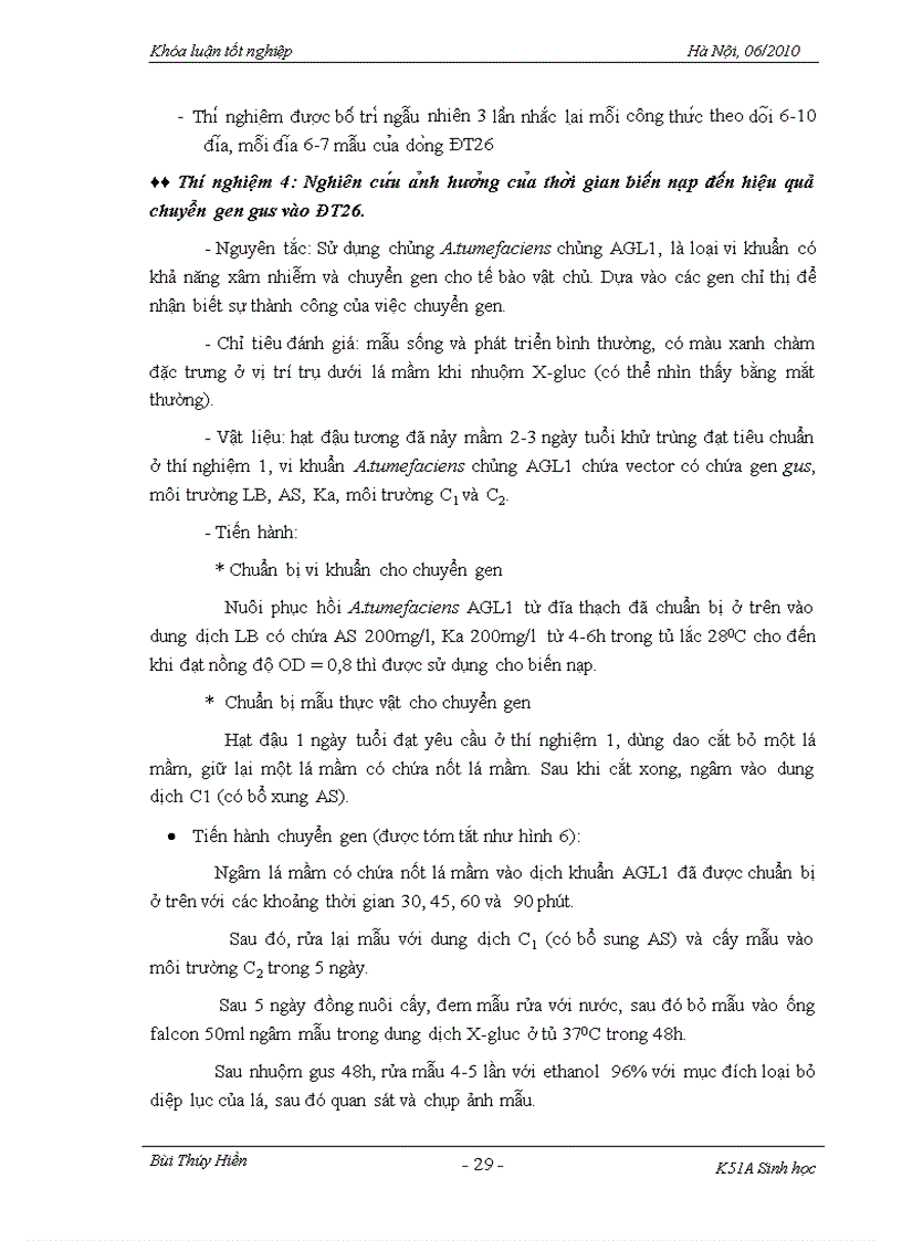 image for page Xây dựng quy trình chuyển gen gus vào giống đậu tương ĐT26 thông qua vi khuẩn Agrobacterium tumefaciens và quy trình tái sinh cây
