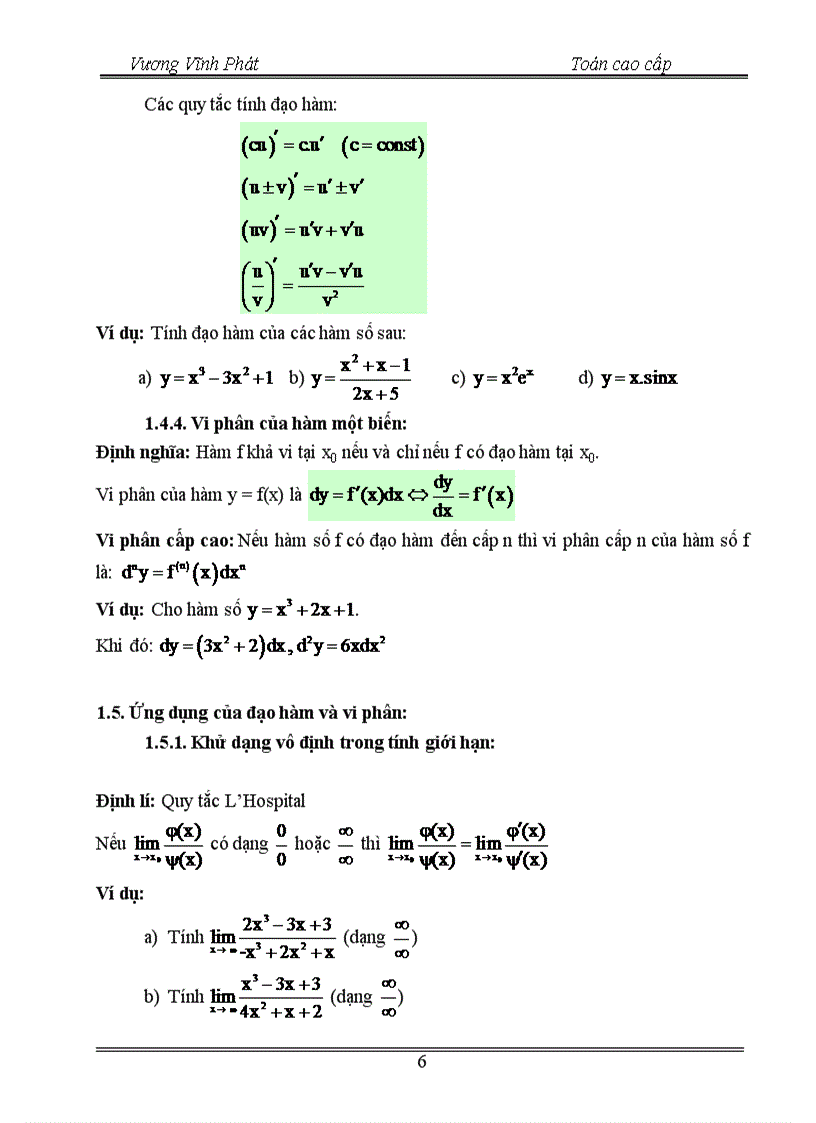 image for page Giáo trình Toán cao cấp cho các nhà kinh tế có Toán ứng dụng trong kinh tế