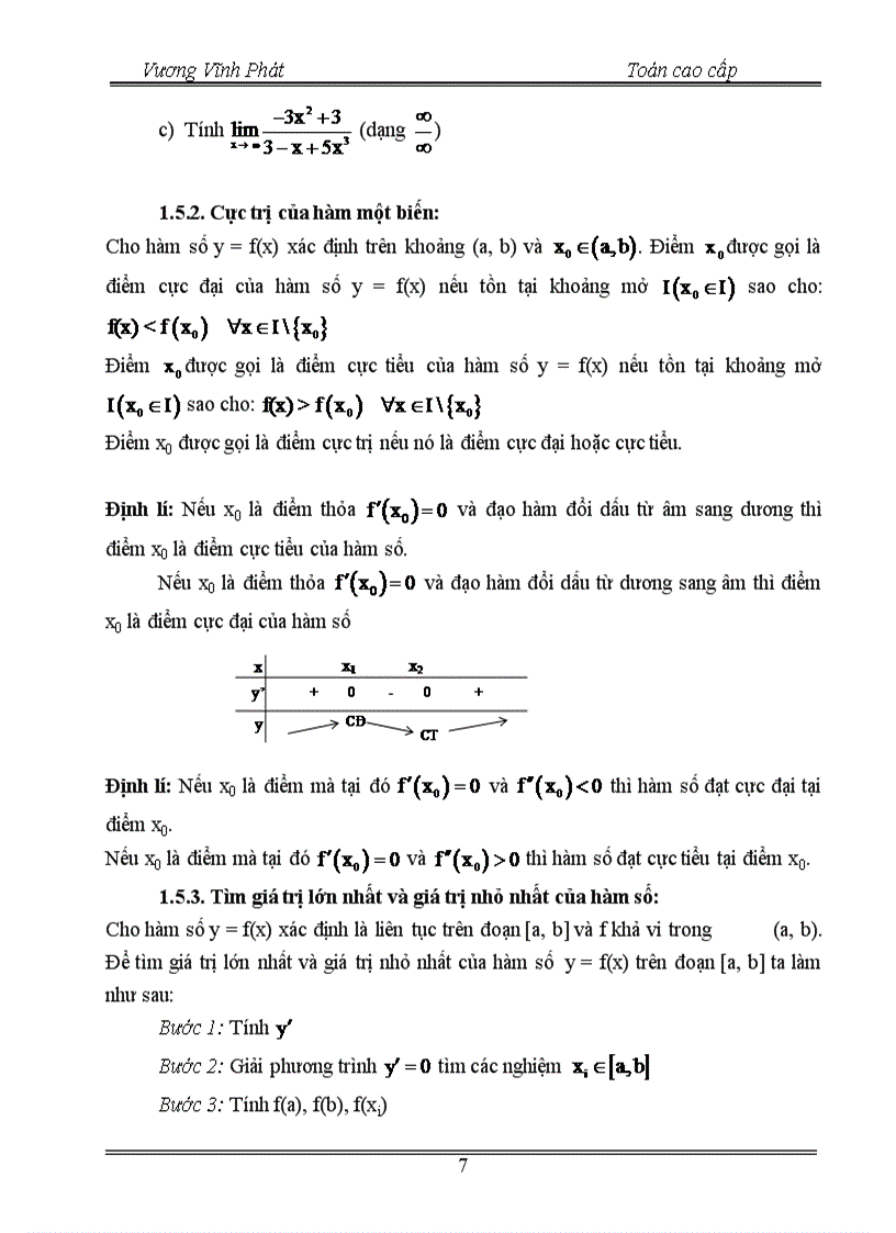 image for page Giáo trình Toán cao cấp cho các nhà kinh tế có Toán ứng dụng trong kinh tế