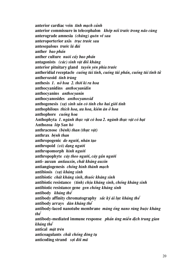 image for page Thuật ngữ chuyên ngành công nghệ sinh học