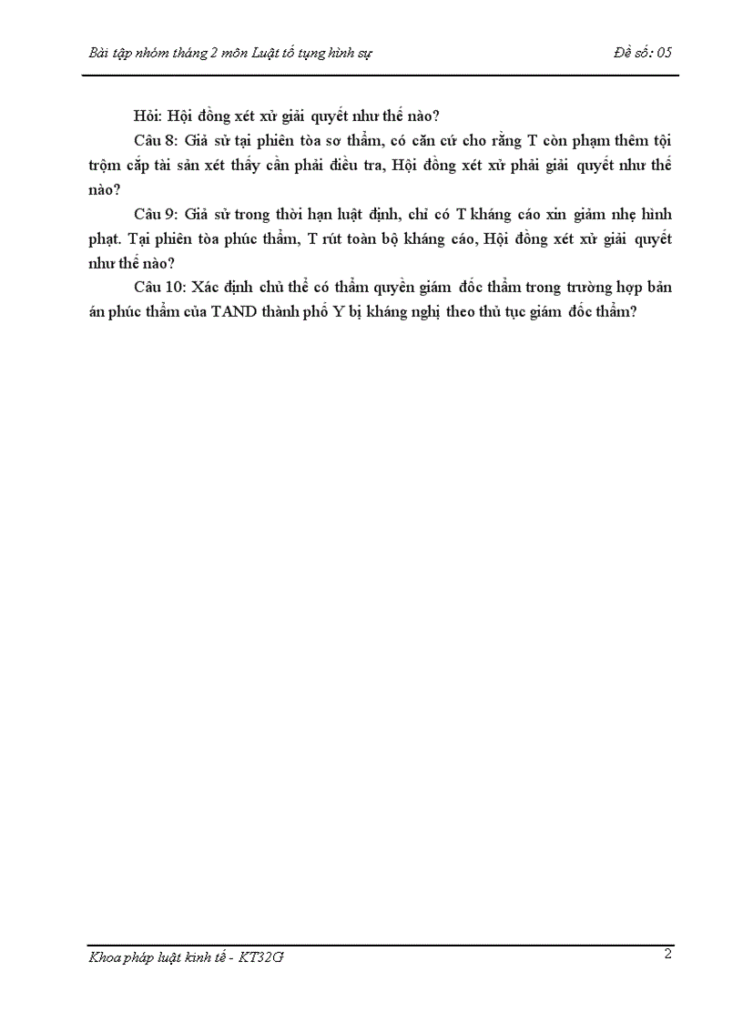 image for page Tình huống và bài giải môn Luật tố tụng hình sự