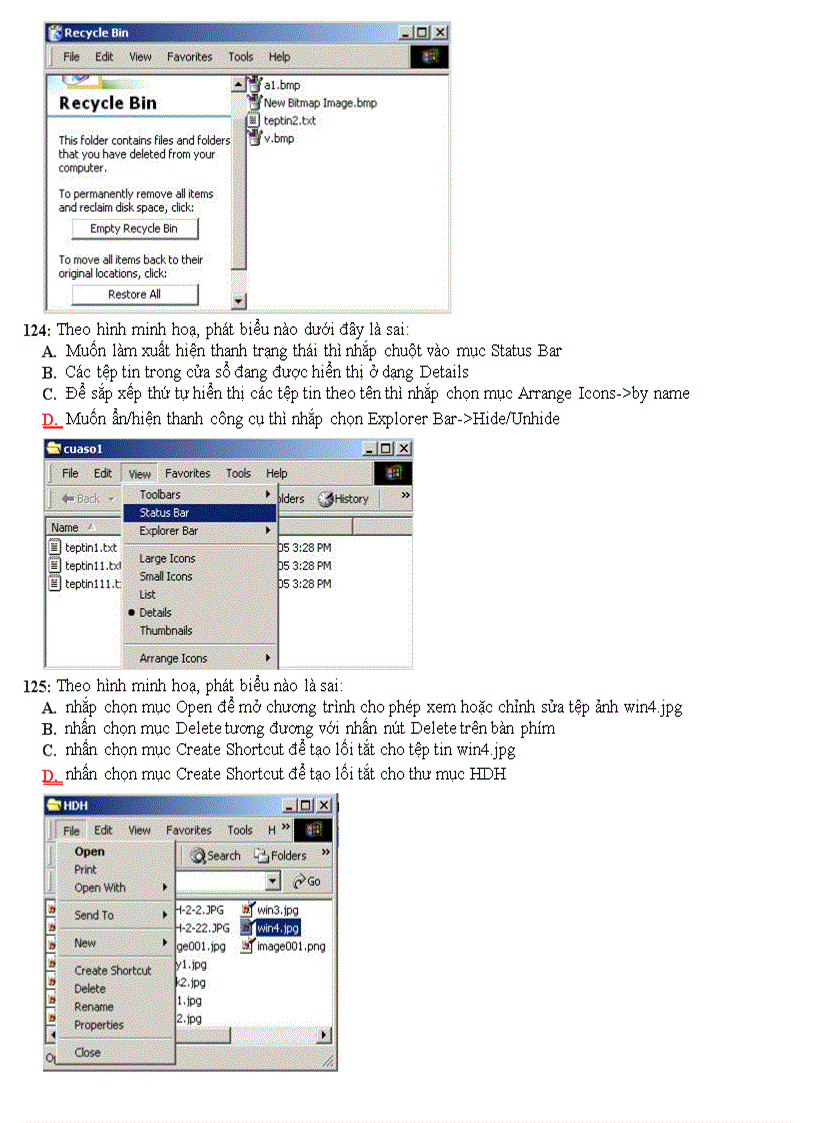 image for page Ngân hàng câu hỏi trắc nghiệm ôn thi tin học đại cương