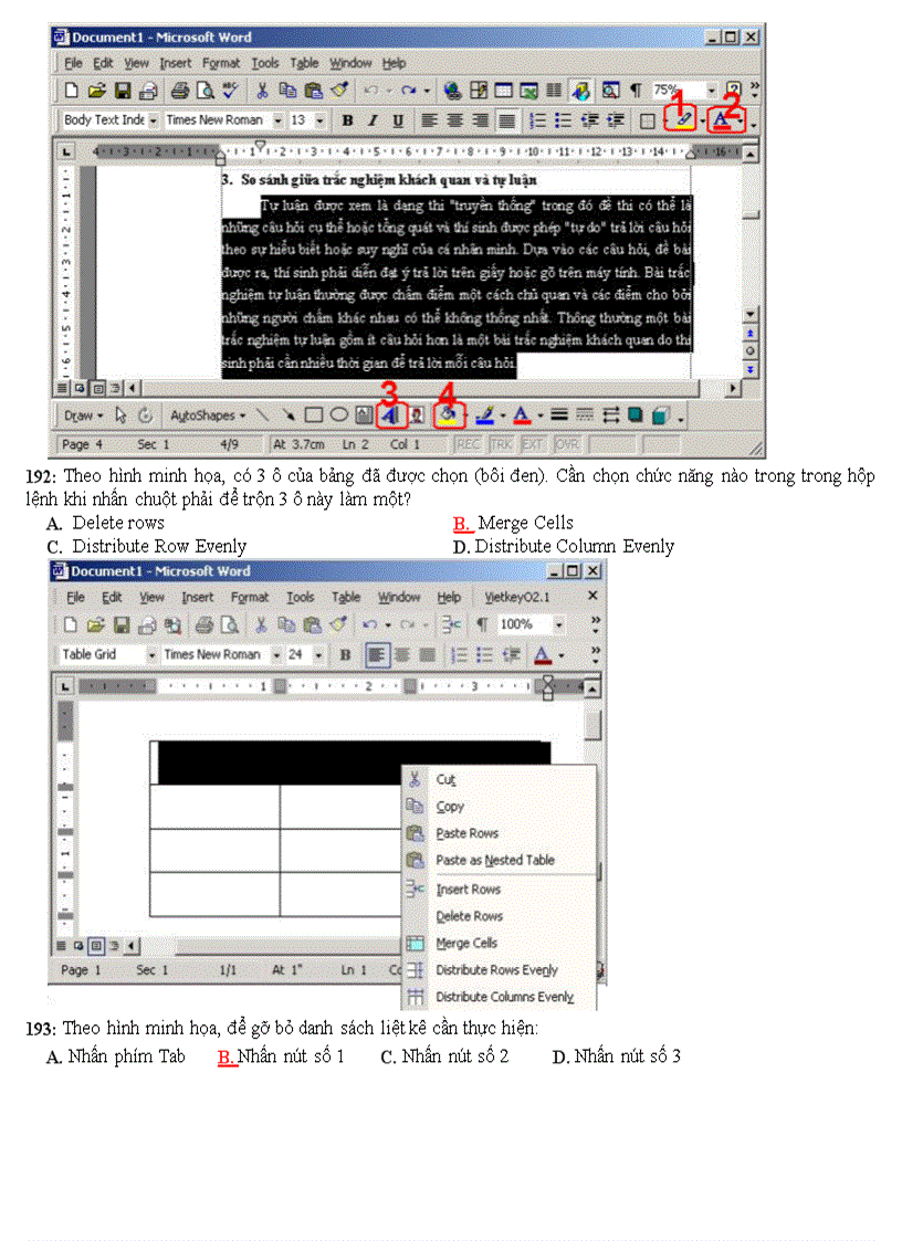 image for page Ngân hàng câu hỏi trắc nghiệm ôn thi tin học đại cương