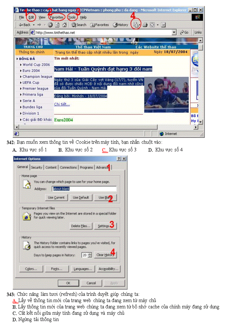 image for page Ngân hàng câu hỏi trắc nghiệm ôn thi tin học đại cương