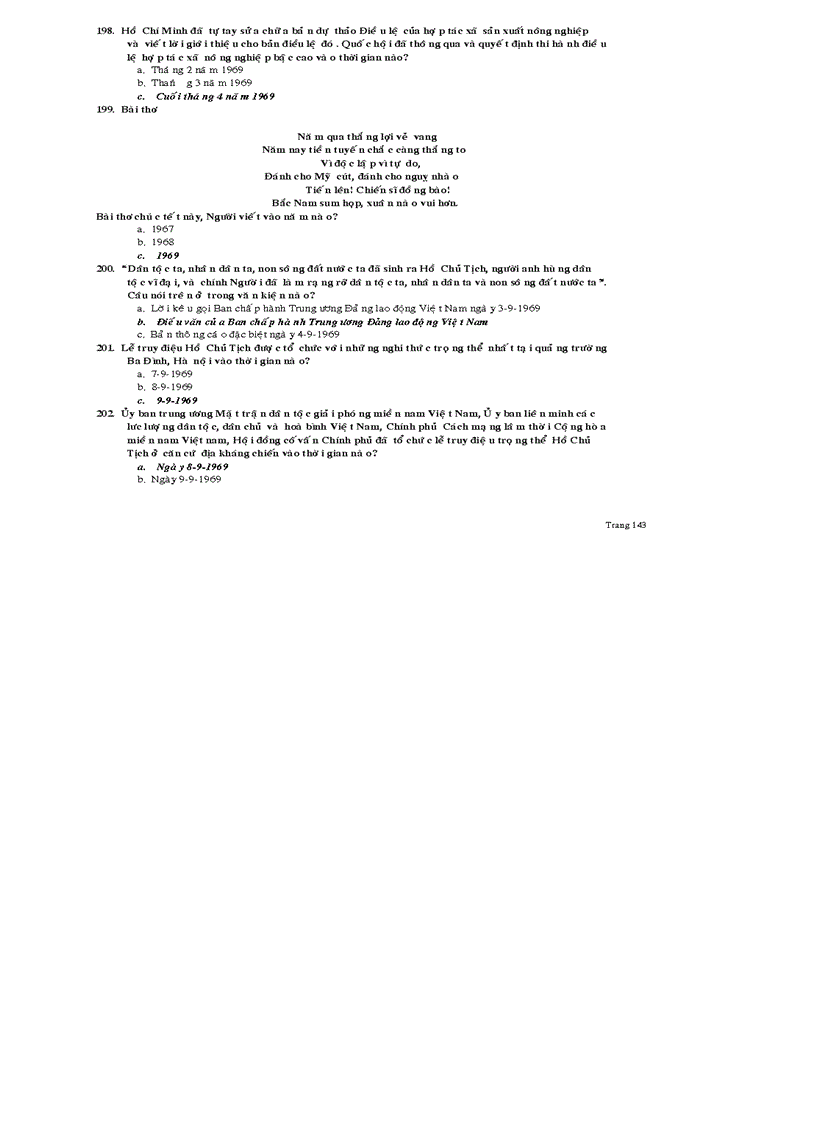 image for page 300 câu trắc nghiệm có đáp án môn tư tưởng Hồ Chí Minh file word