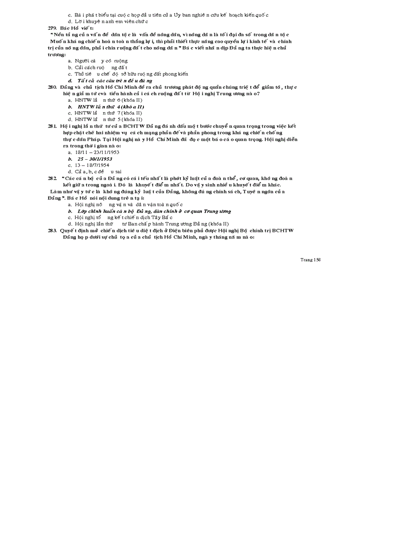 image for page 300 câu trắc nghiệm có đáp án môn tư tưởng Hồ Chí Minh file word