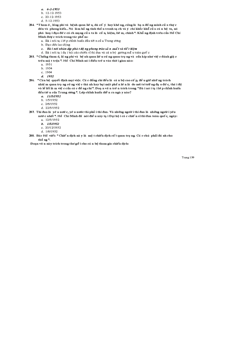 image for page 300 câu trắc nghiệm có đáp án môn tư tưởng Hồ Chí Minh file word