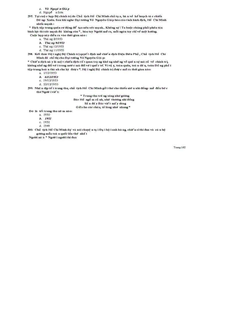 image for page 300 câu trắc nghiệm có đáp án môn tư tưởng Hồ Chí Minh file word