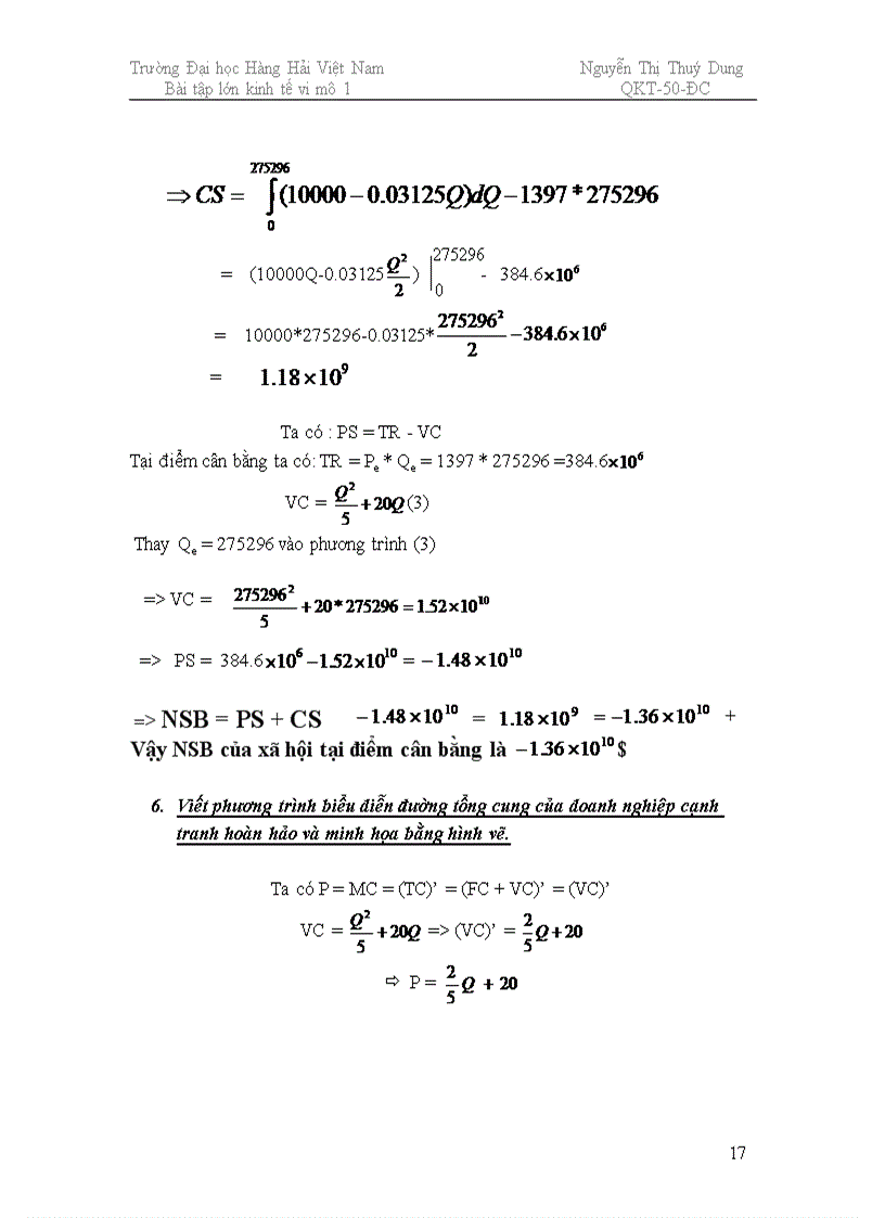 image for page Bài tập lớn kinh tế học vi mô 1