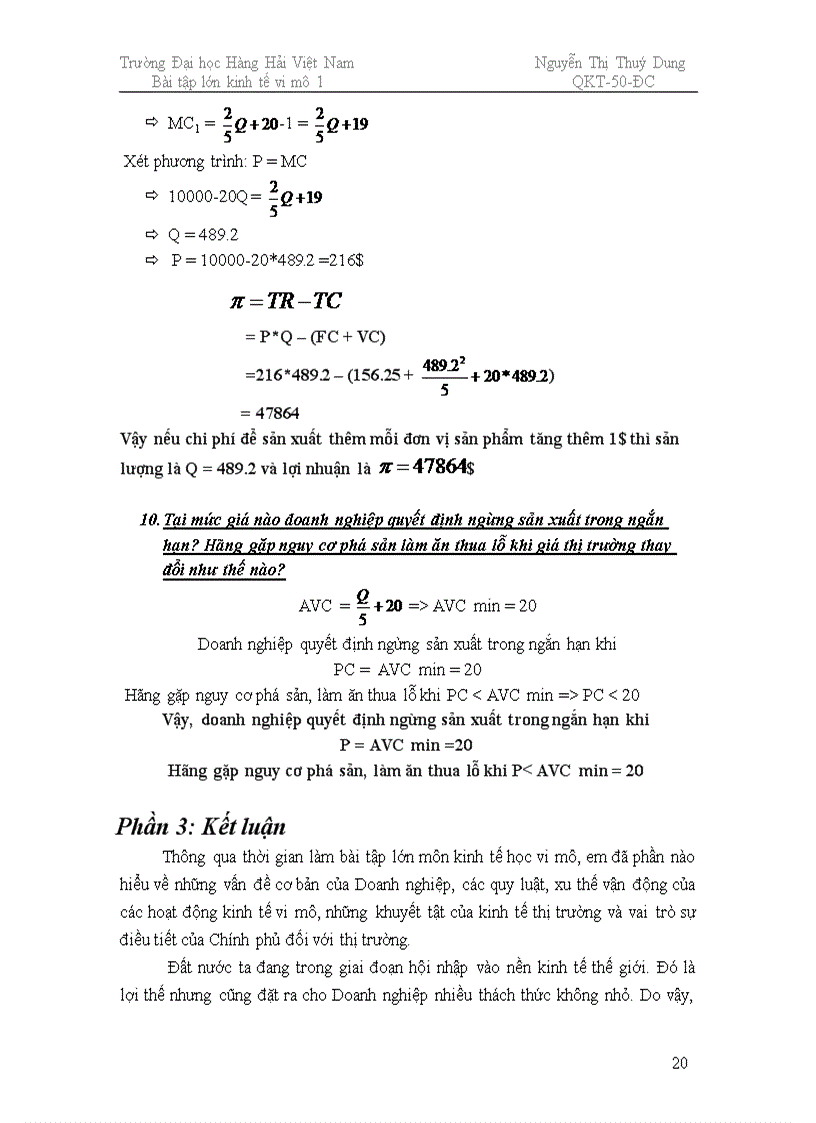 image for page Bài tập lớn kinh tế học vi mô 1