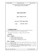 Tuyển tập bài tập lớn kinh tế học vi mô 1 1