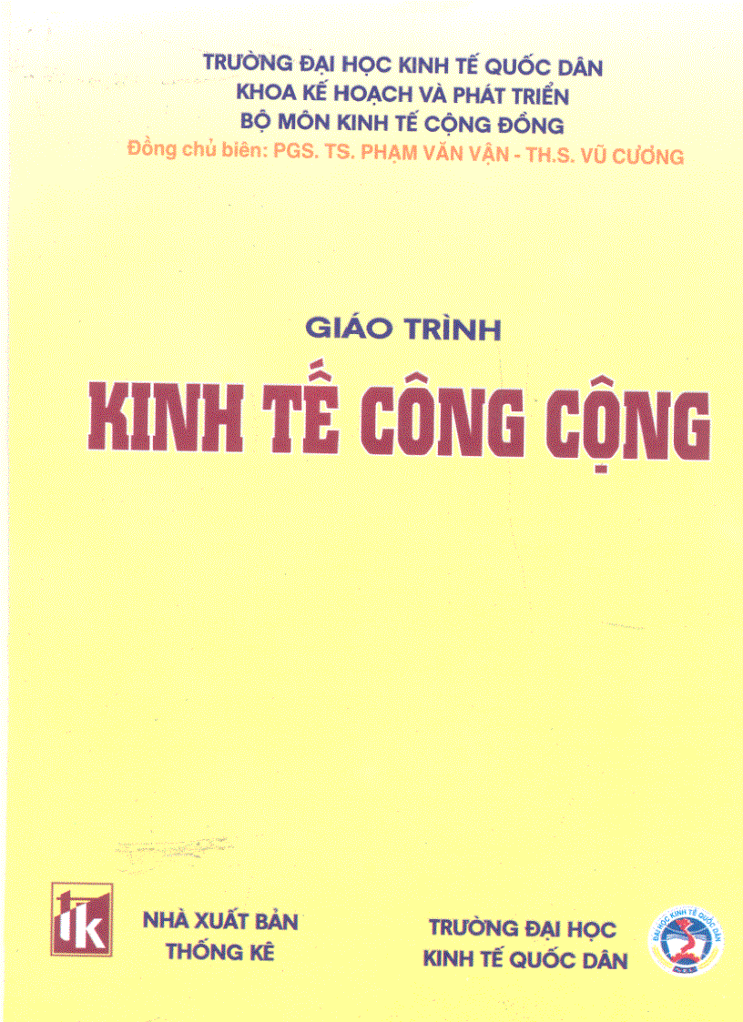 image for page Giáo trình kinh tế công cộng