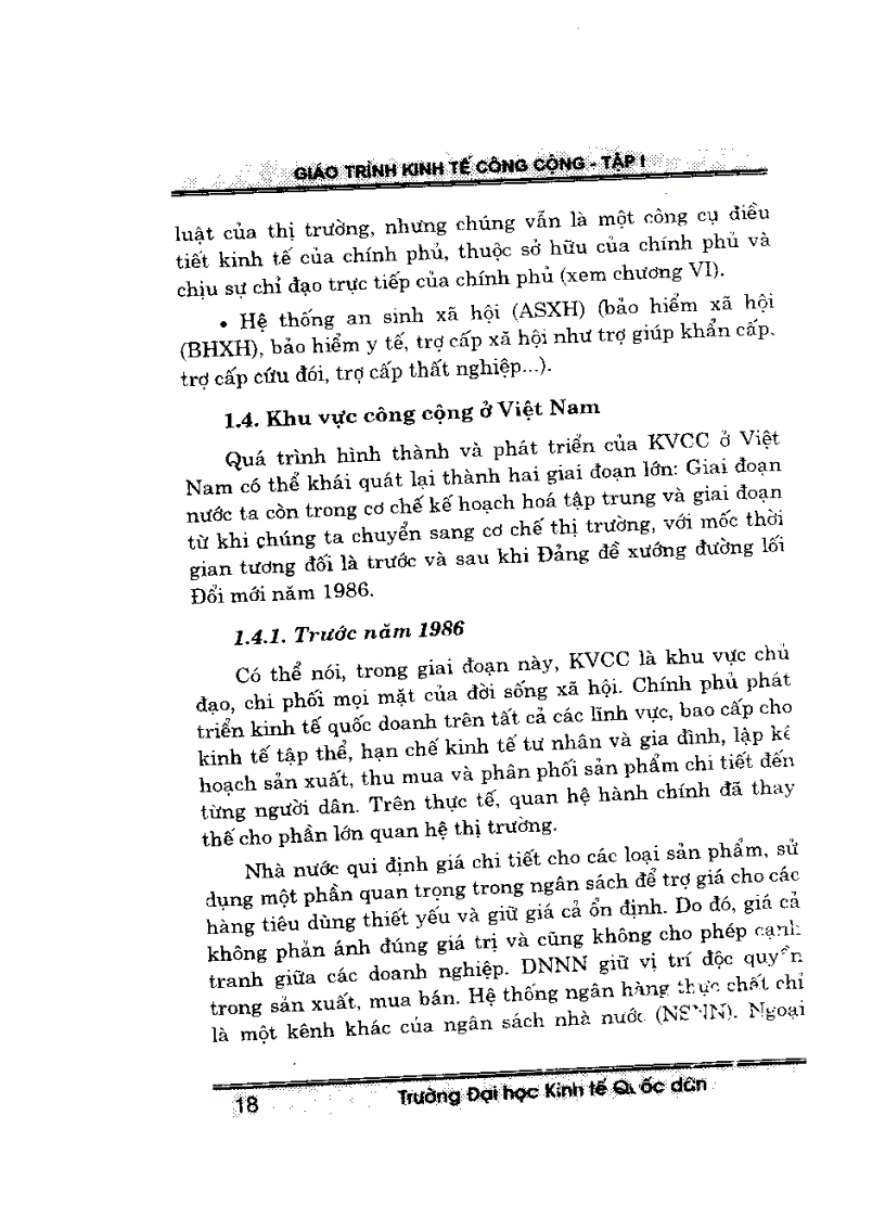 image for page Giáo trình kinh tế công cộng