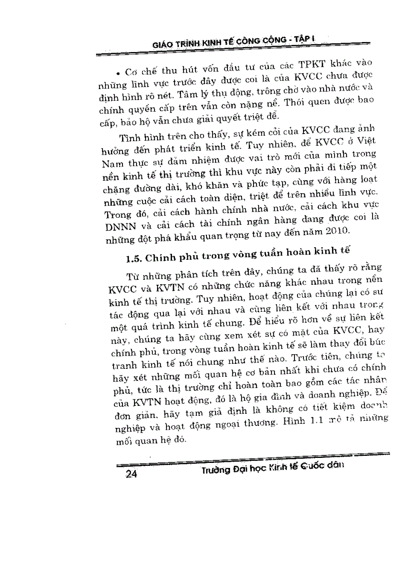 image for page Giáo trình kinh tế công cộng