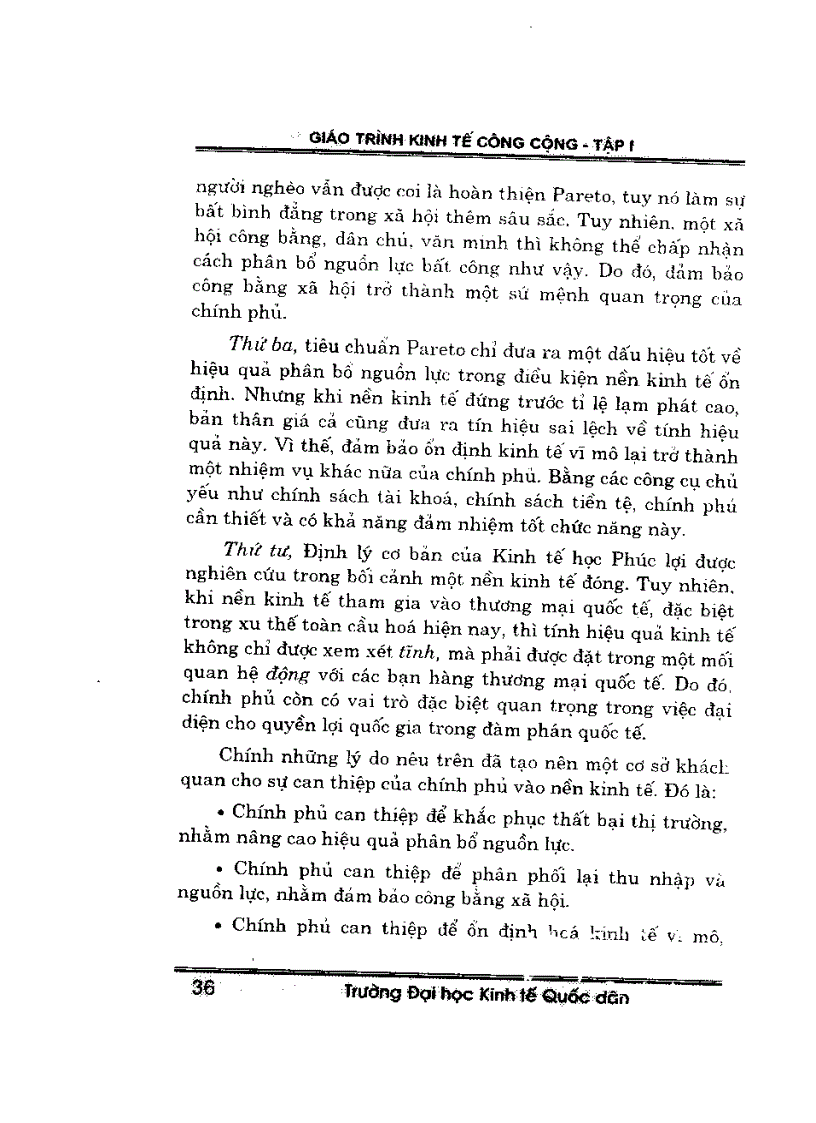 image for page Giáo trình kinh tế công cộng