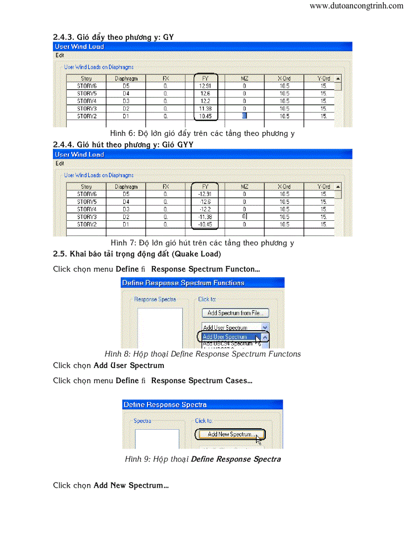 image for page Ví dụ về tính động đất cho công trình 1