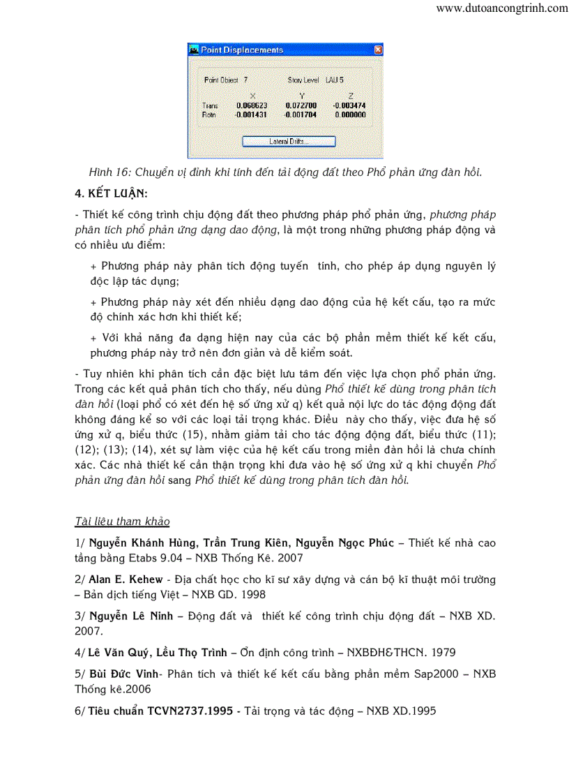 image for page Ví dụ về tính động đất cho công trình 1