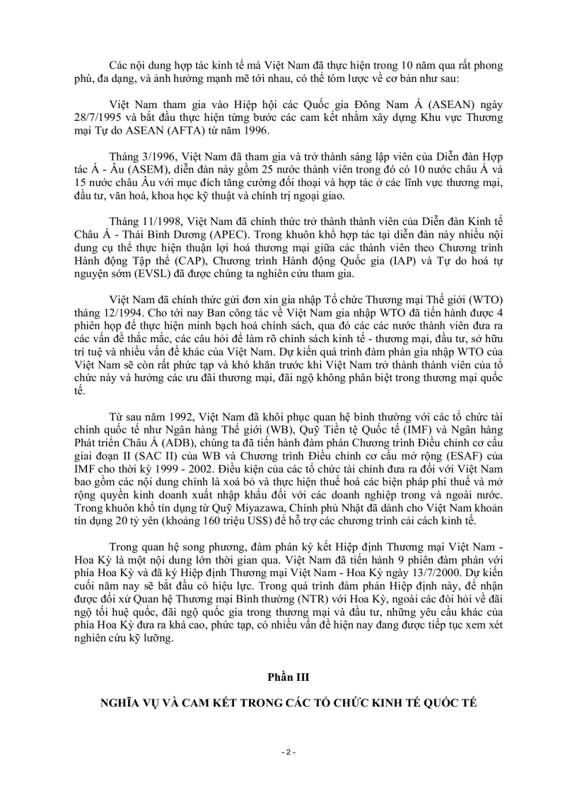 image for page Một số nét tổng quan về tình hình hội nhập kinh tế quốc tế