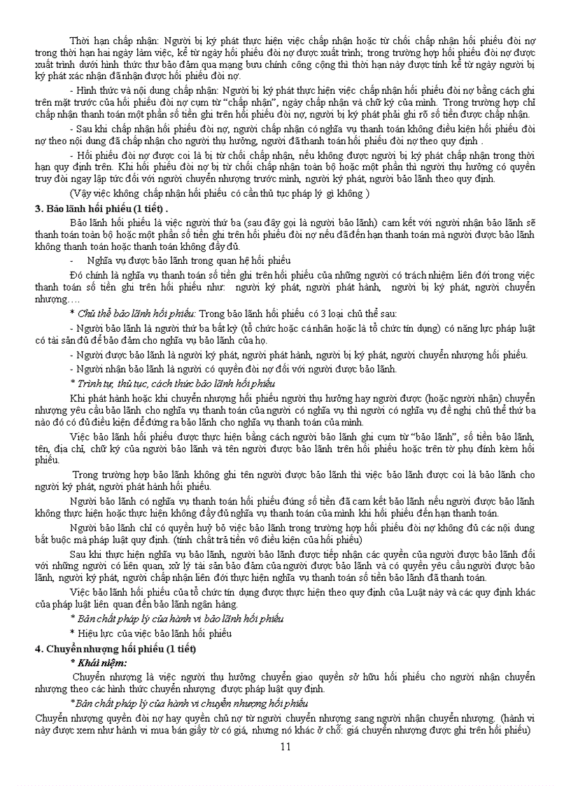 image for page Bài giảng môn pháp luật hối phiếu