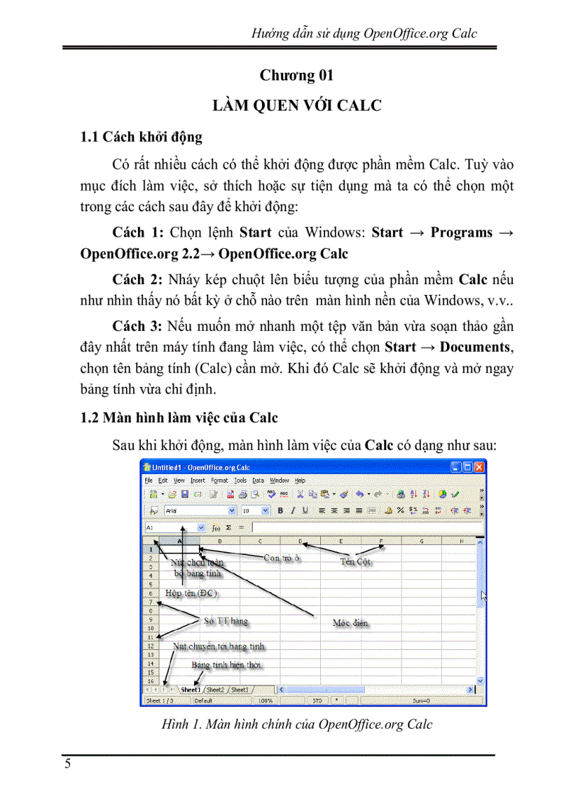 image for page OpenOffice Org Calc