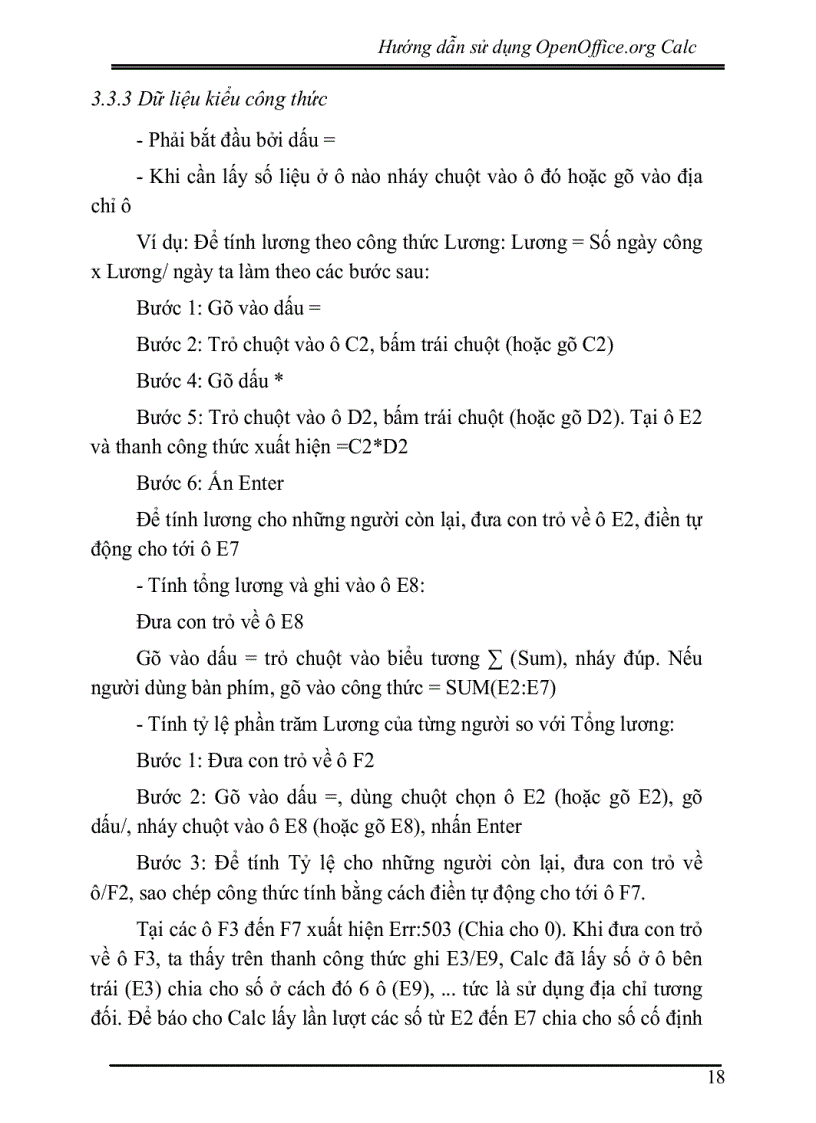 image for page OpenOffice Org Calc