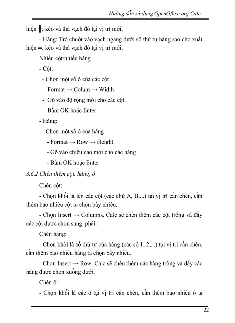 image for page OpenOffice Org Calc