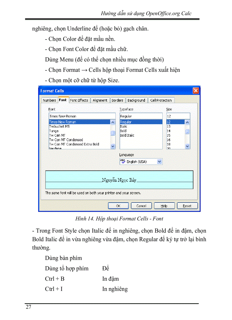 image for page OpenOffice Org Calc