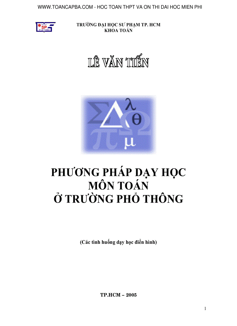 image for page Pp dạy học môn toán