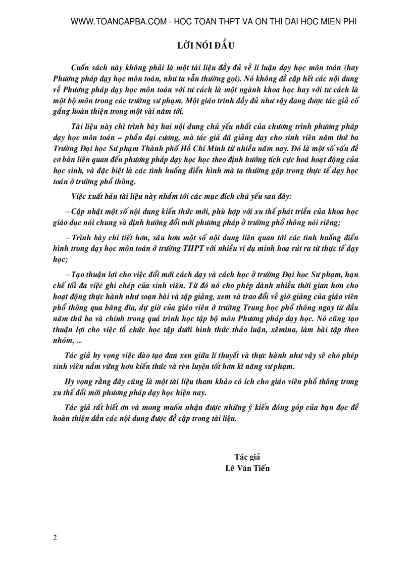 image for page Pp dạy học môn toán