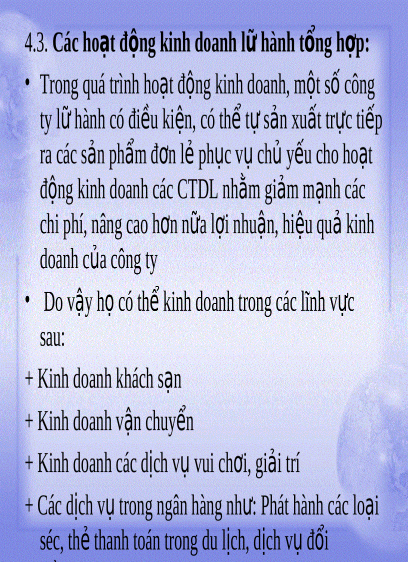 image for page Bài giảng Thiết kế và tổ chức tour du lịch