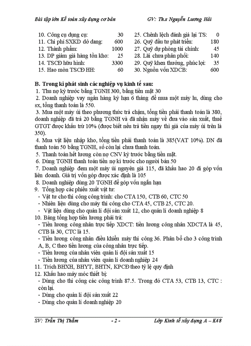 image for page Bài tập lớn môn kế toán