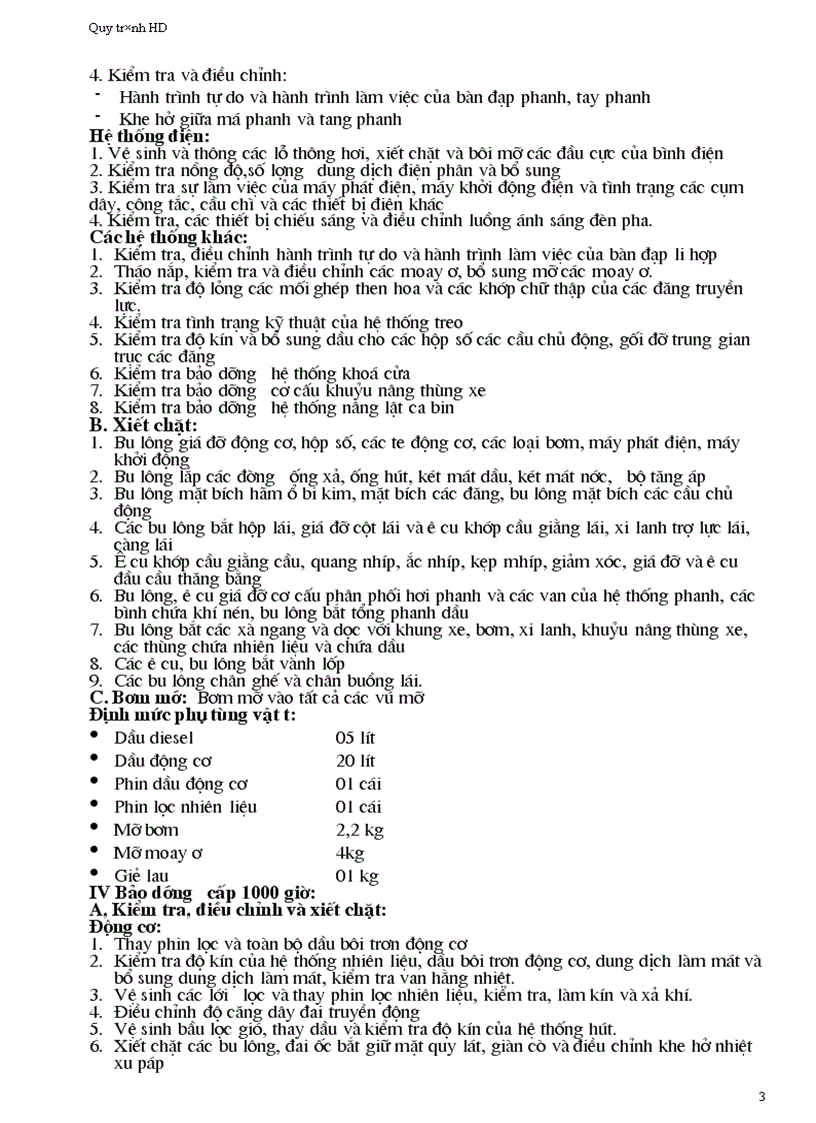 image for page Quy trình sửa chữa bảo dưỡng các cấp xe Huyndai Daewoo